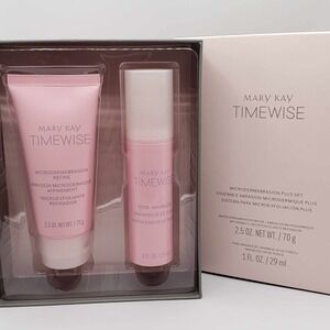 Mary Kay Time Wise Microdermabrasion Plus Set Pore Minimizer 1oz& Refine 2.5oz